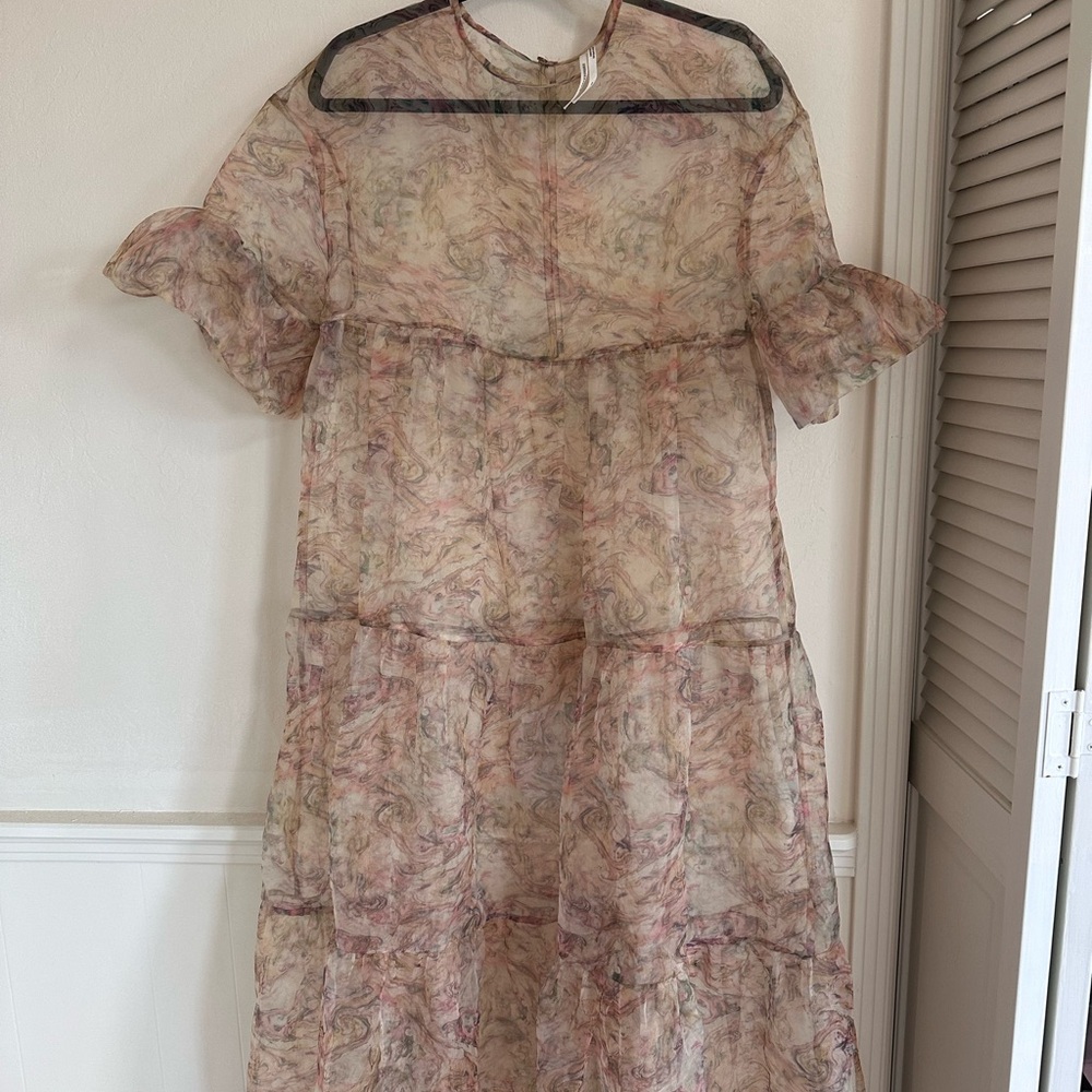 Elegant Floral Women's Dress